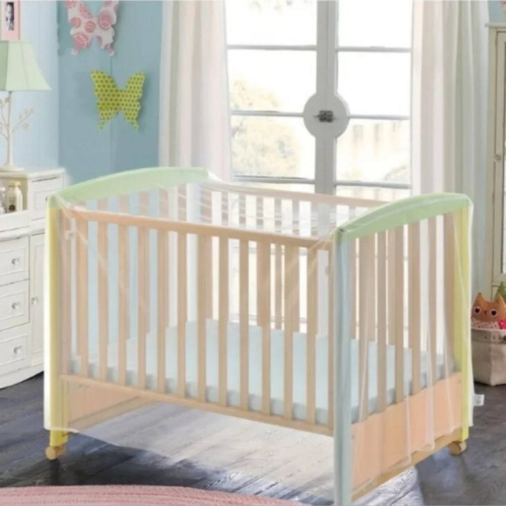 Baby Crib Mosquito Net E5 for Infant Bed, Mosquito Net Canopy for Kids Bedding, Travel Health Insect Protection