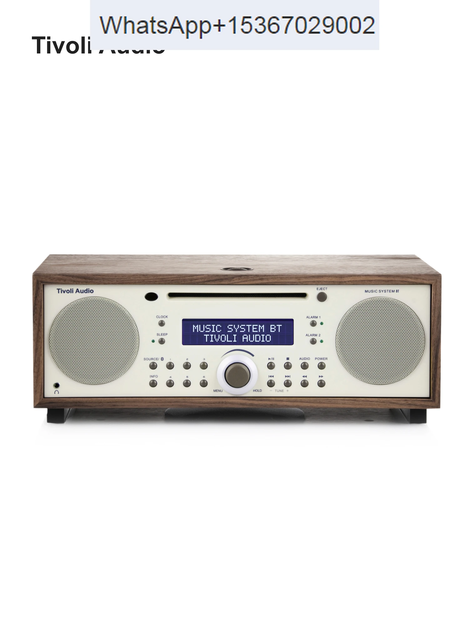 TivoliAudio Golden Age MSYBT Wooden Retro Radio CD Player Bluetooth Speaker HIFI Sound System