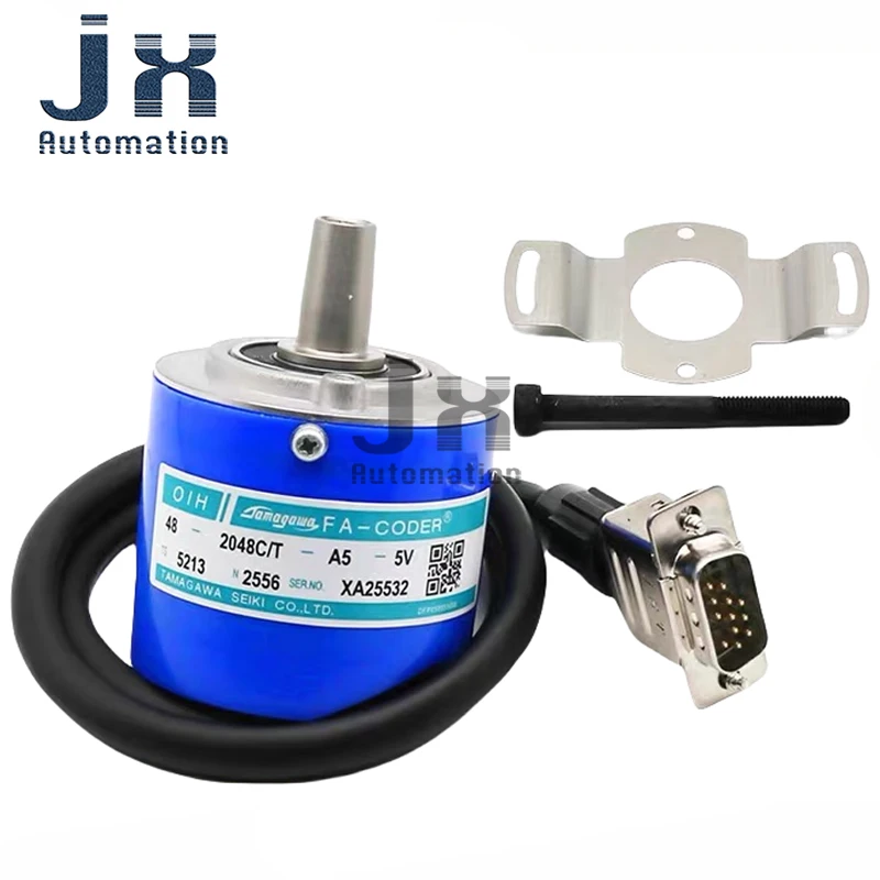 New Original Tamagawa Rotary Encoder TS5213N2556 OIH48-2048C/T-A5-5V for Packaging Machines Angle and Speed Measurement Sensor