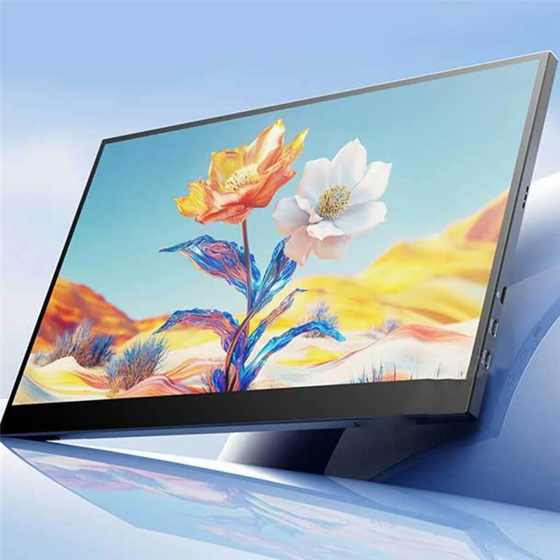 FEDI-For Waveshare 15.6Inch LCD Touch Monitor (C), 1920 × 1080 Full HD, IPS Screen Optical Bonding Toughened Glass Panel EU PLUG