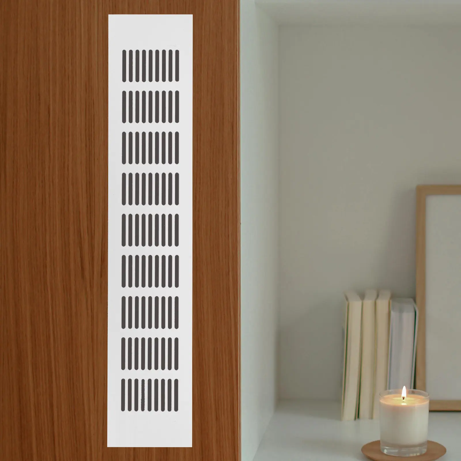 

1 шт. Премиум-вентиляционное отверстие из алюминиевого сплава прямоугольной формы, защищающее от запаха, влаги и ржавчины, для шкафов, гардеробов и обувных шкафов