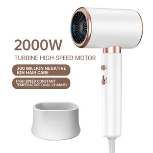 F37 high speed electrical hair dryer, airflow, low noise, constant temperature, fast drying, suitable for household salons, turbine Main Main Sales hair dryer - №2