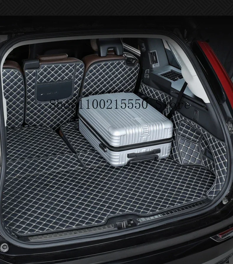 Accessories  Car trunk mat for Volvo XC90 Seven seats 2021-2023 Cargo Liner Carpet Interior Parts Cover