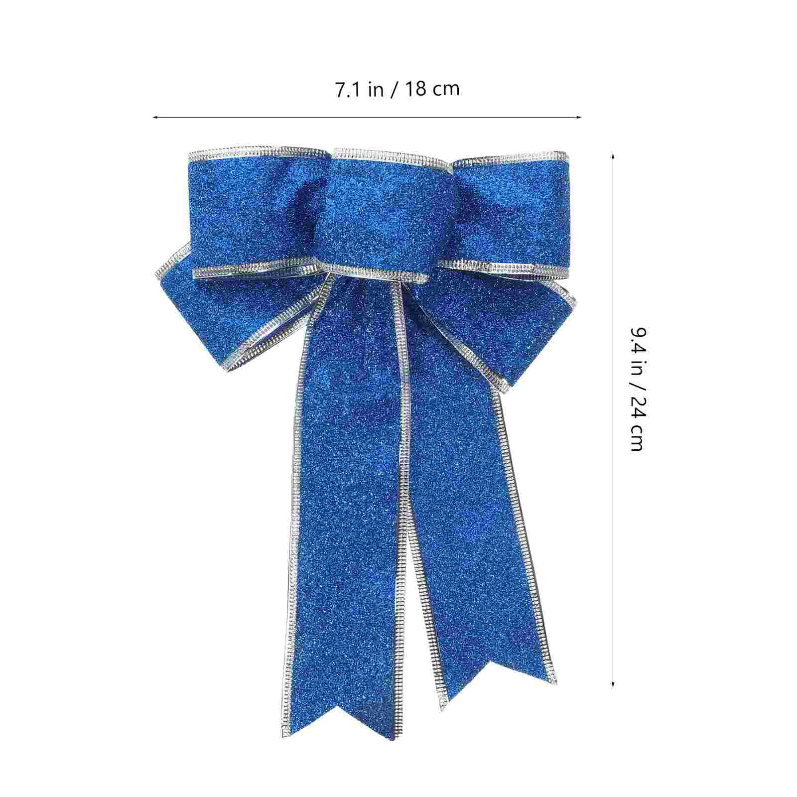 5 Pcs/Pack Bows for Christmas Tree Ribbon Gift Knot Wedding Ceremony Decorations Natural