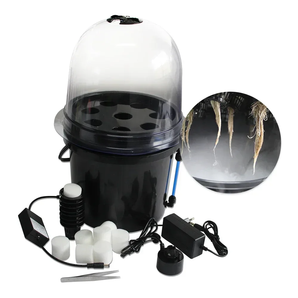 

Hydroponic container 8 net cup root nursery pot Aeroponic bucket clone bucket hydroponic growing systems indoor