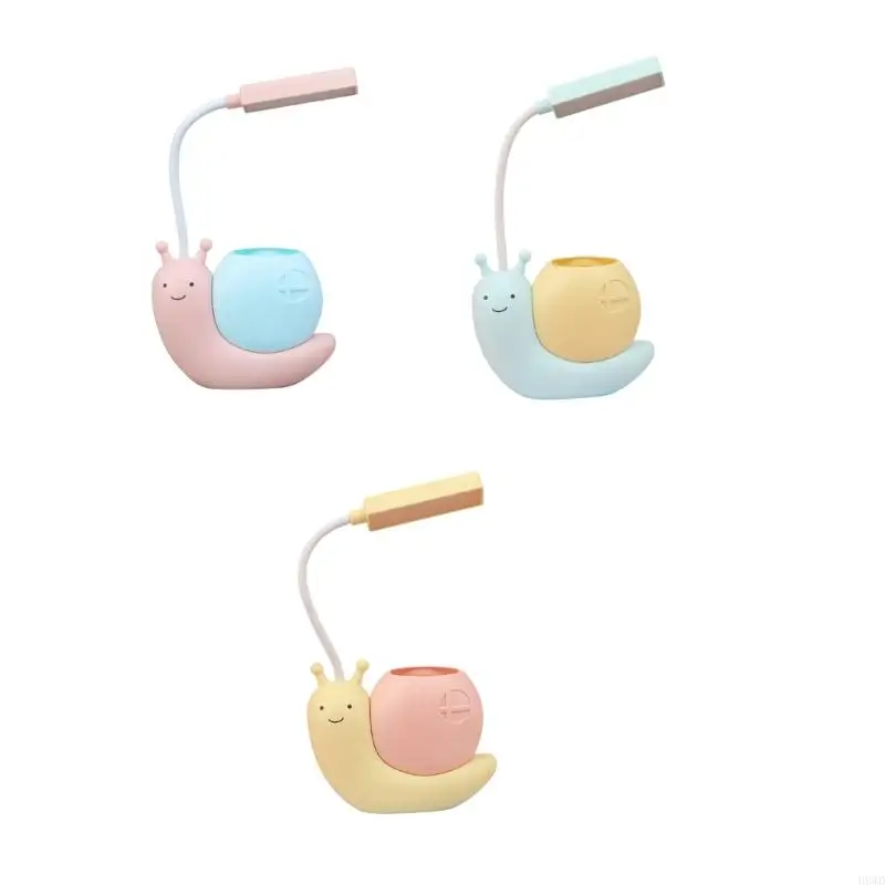 

Rechargeable Desk Lamp With Eye Modes And Build In Pencil Holders Desk Organizers For Kids Study Room Decors H8WD