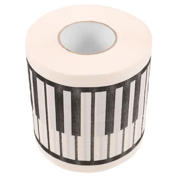 Piano Toilet Paper Bathroom Tissue Roll Printing Tissues Rolls Piano-themed Gift