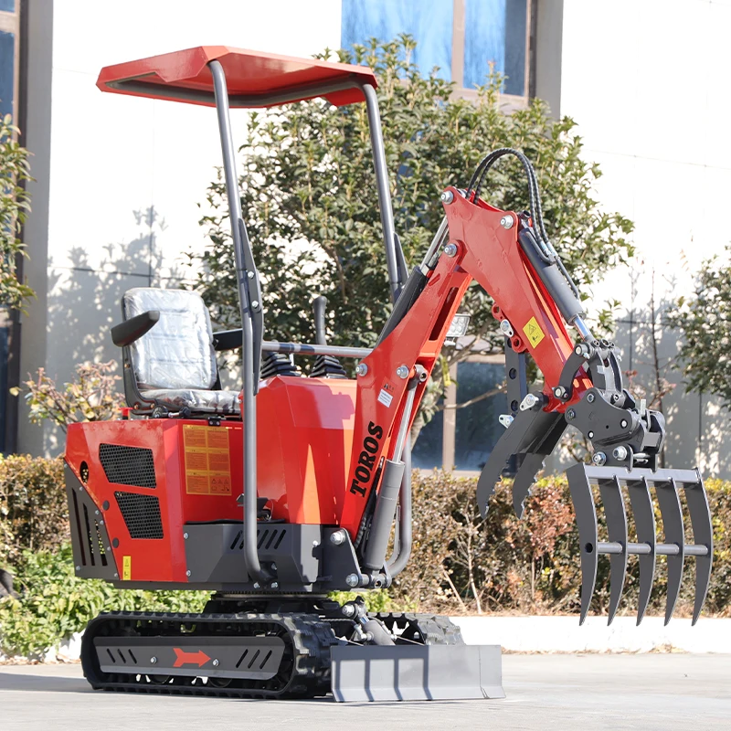 TOROS  Trenching Small Digger 1Ton 0.8 Ton farm used Mini customized mini excavator For Sale