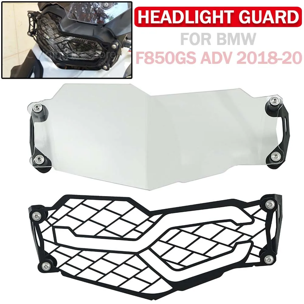 

Motorcycle Headlight Guard Grille Protective Cover For BMW F850GS ADV Adventure F850 GS 2018 2019 2020 Head Light Lamp Protector