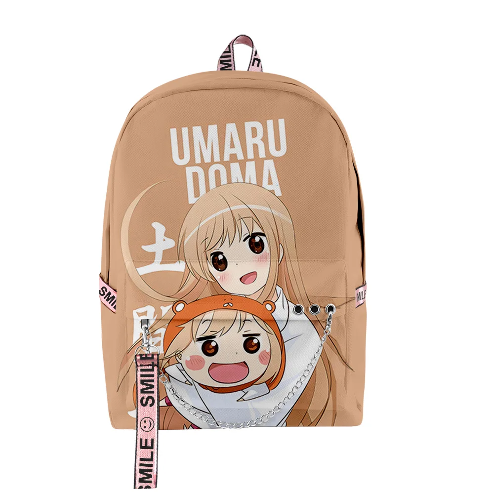 Harajuku Novelty Cool Himouto! Umaru-chan School Bags Unisex 3D Print Oxford Waterproof Notebook multifunction Travel Backpacks