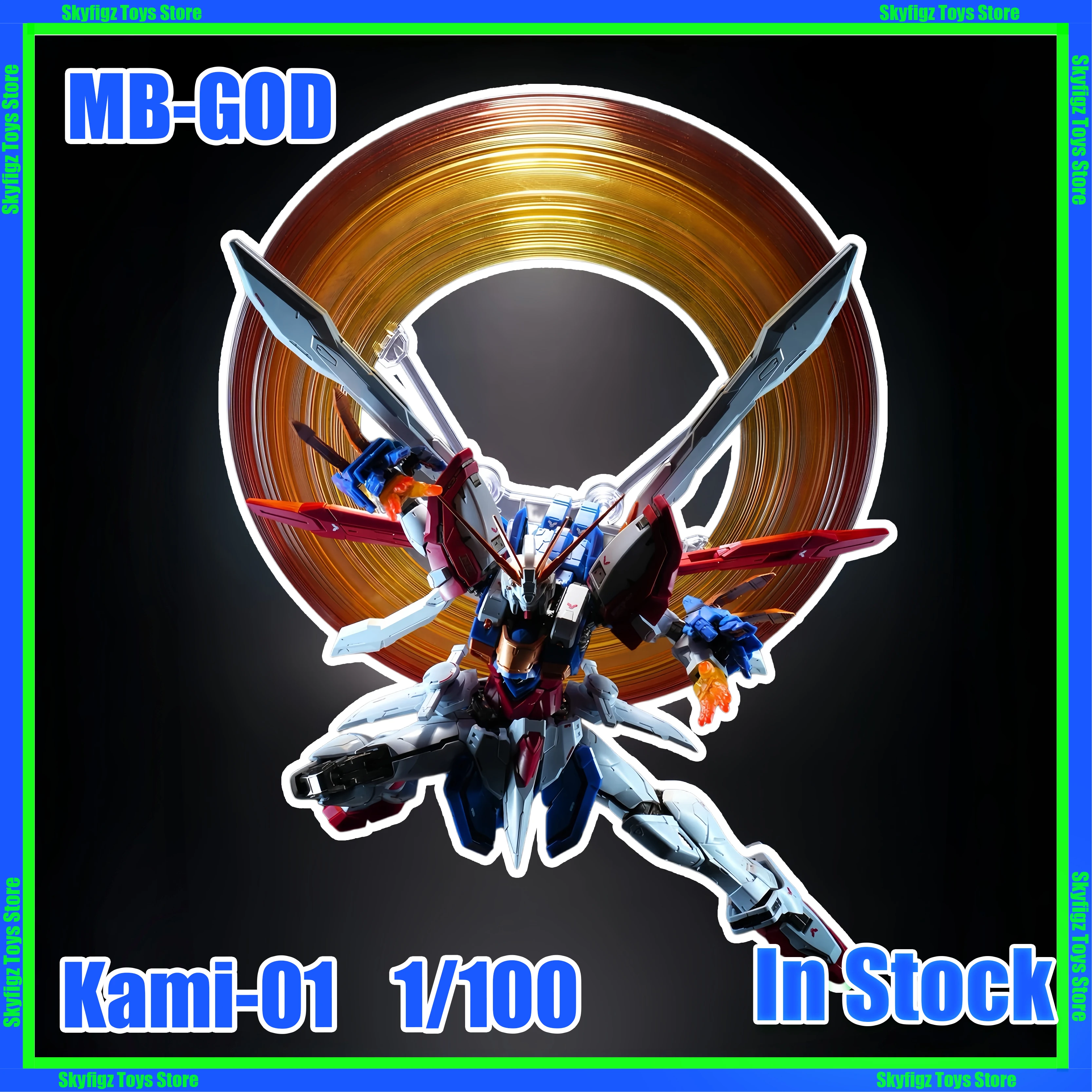 En stock : Première série des modèles phares Kamuo 1/100 MB Shape God Gundam, figurine de collection en alliage à assembler, cadeau