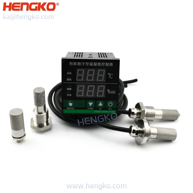 2026 HT703 RS485 Stainless Steel Probe Bakery Warehouse Hatching Digital Data Logger Temperature Humidity Sensor Transmitter Met