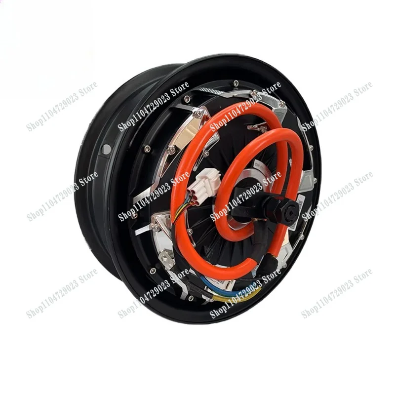 12 inch V4 3000W 48-96V brushless DC permanent magnet waterproof IE4 efficiency 120A 180Nm torque electric bicycle motor