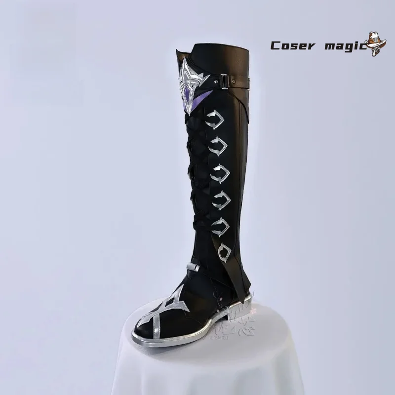 Juego Genshin Impact Kyryll Chudomirovich Flins, zapatos de disfraz para Cosplay, Personaje de Anime, accesorio para fiesta de Carnaval y Halloween
