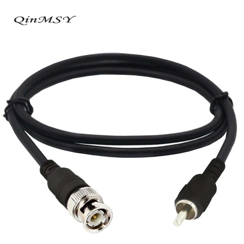 Video BNC Male to RCA Male Jack Coaxial Cable Connector Adapter for CCTV Camera system Camera Accessories q1 1m 1.5m 2m 3m 5m