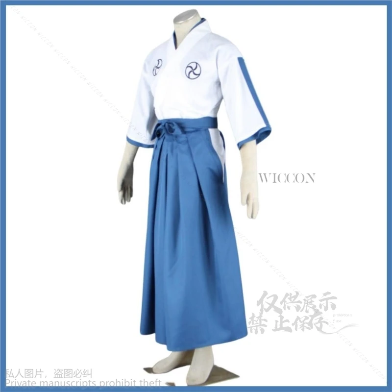 Anime Abarai Renji Hitsugaya Toushirou Cosplay Costume Japanese Kimono School Uniforms Kendo Pants Man Boy Halloween Suit Set