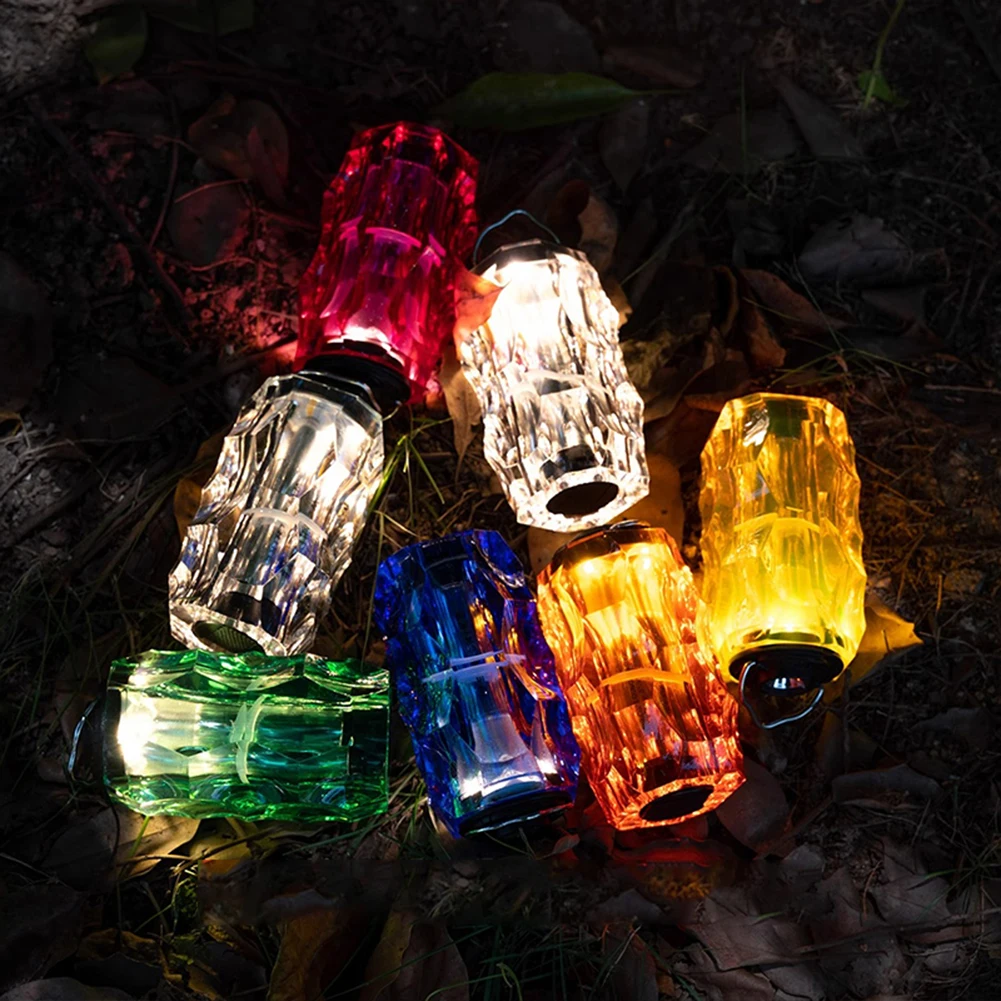 

Outdoor GZ Crystal Diamond-Cut Lampshade for Camping, Transparent Lantern Shade Compatible for GZ BK