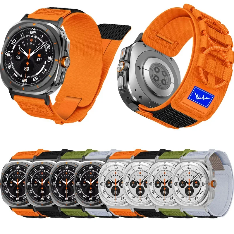 Cinturino sportivo in nylon ultra 47mm per Samsung Galaxy Watch Ultra