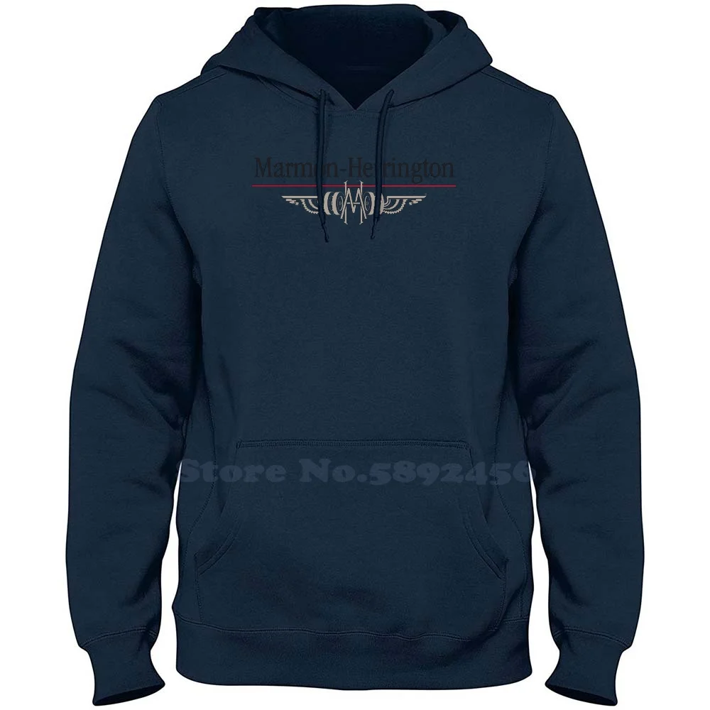 Marmon-Herrington Company Casual Clothing Sweatshirt Printed Logo Graphic Large Size Hoodie