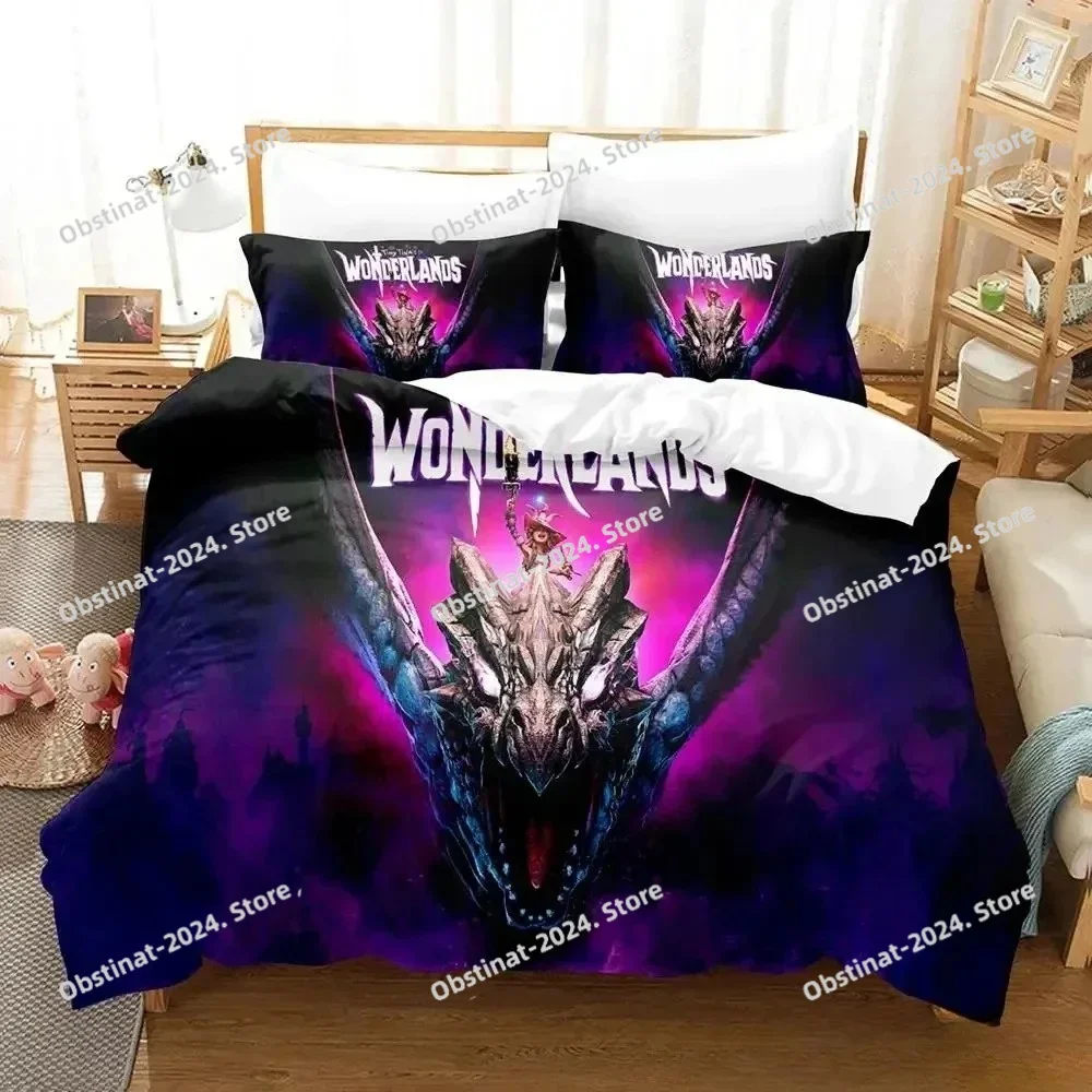 2023 Game Tiny Tina's Wonderlands Bedding Set Single Twin Full Queen King Size Bed Set Adult Kid Bedroom Duvet cover Sets Anime - view 5