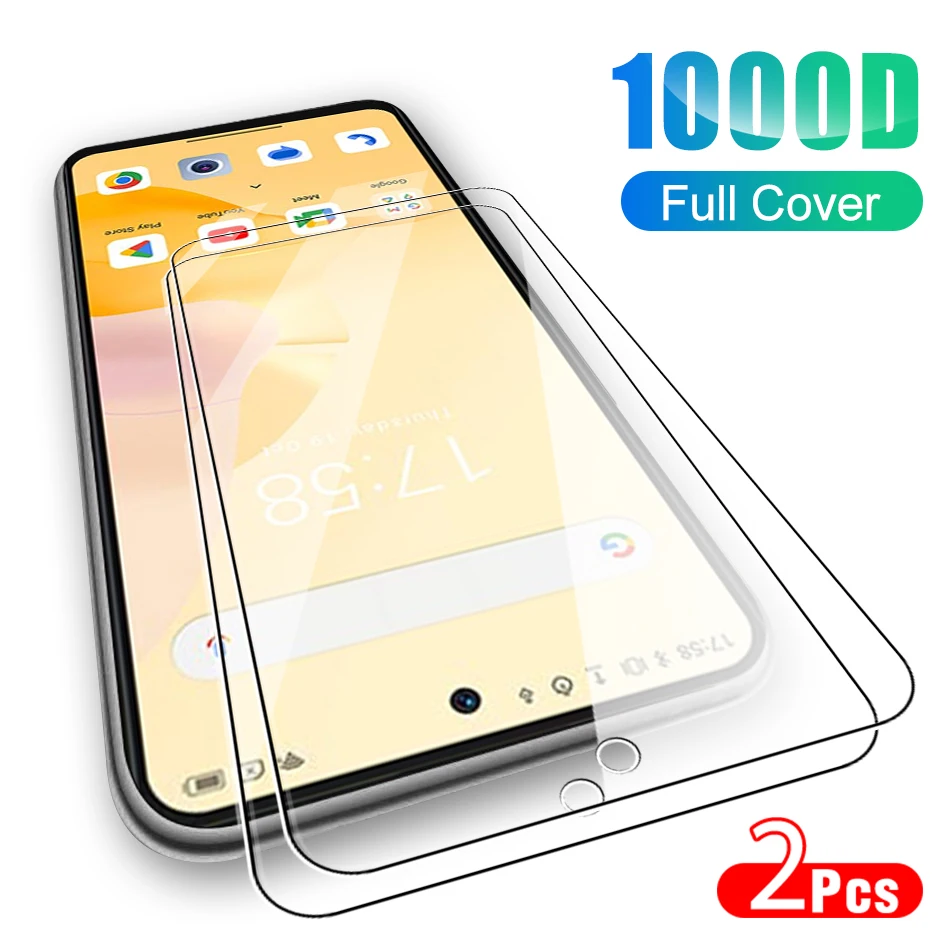 2pcs Anti-Scratch screen protector For Blackview Shark 8 2023 Clear protective glass Shark8 6.78 inches tempered glass