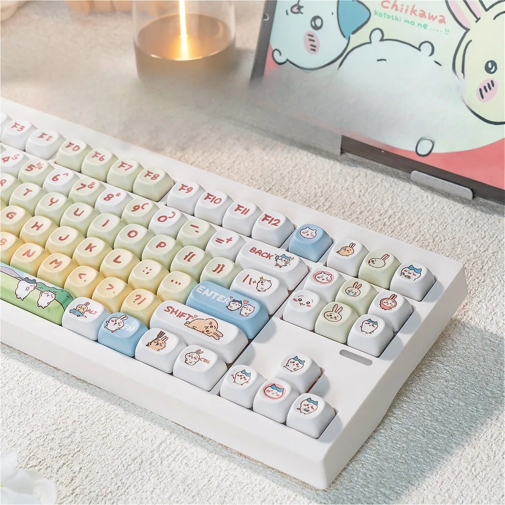 Hatch Small Eight Keycaps Sublimation Technology MOA Height Keycap Set Mechanical Keyboard for MX Switches