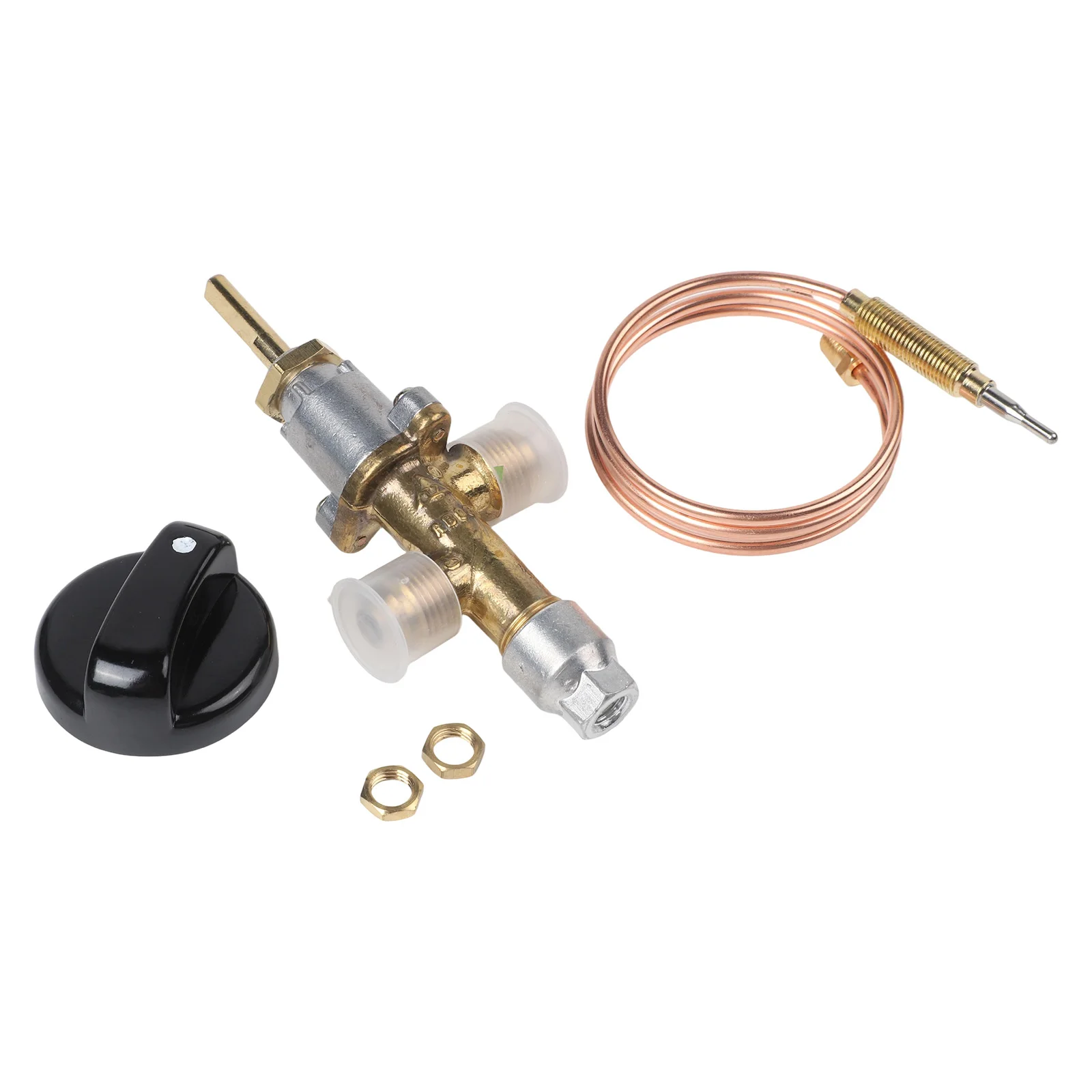 Reliable Gas Patio Heater Thermocouple Sensor & Dump Switch Main Control Valve 600mm Length M8x1 Head End Copper Material