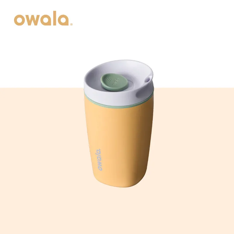 Owala Slider 12oz Coffee Cup, Direct Drinking Cup, Thermos Cup, Stainless Steel Water Cup with Push Cover, Mug