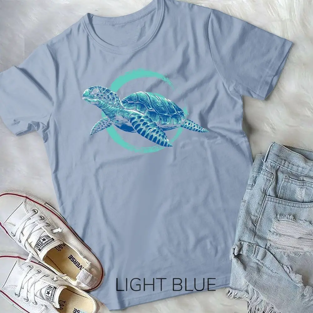 Cute Sea Animal Lover Ocean Pet Owner Gift Aquarium Turtle Unisex T-shirt