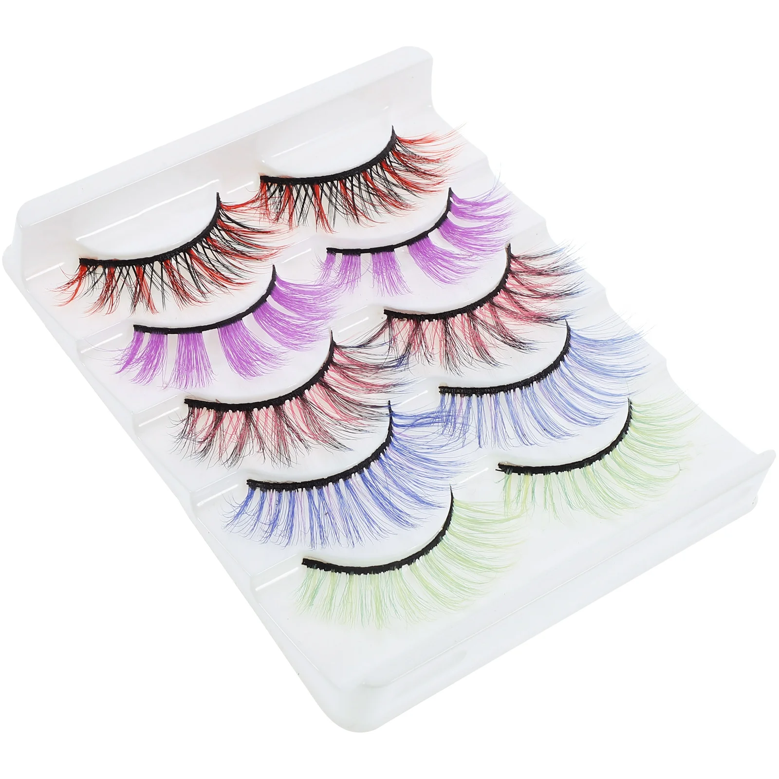 

Natural Realistic Faux Eyelashes Women Girls Makeup Extensions Artificial Lightweight Cluster Lashes For Daily Stage Use