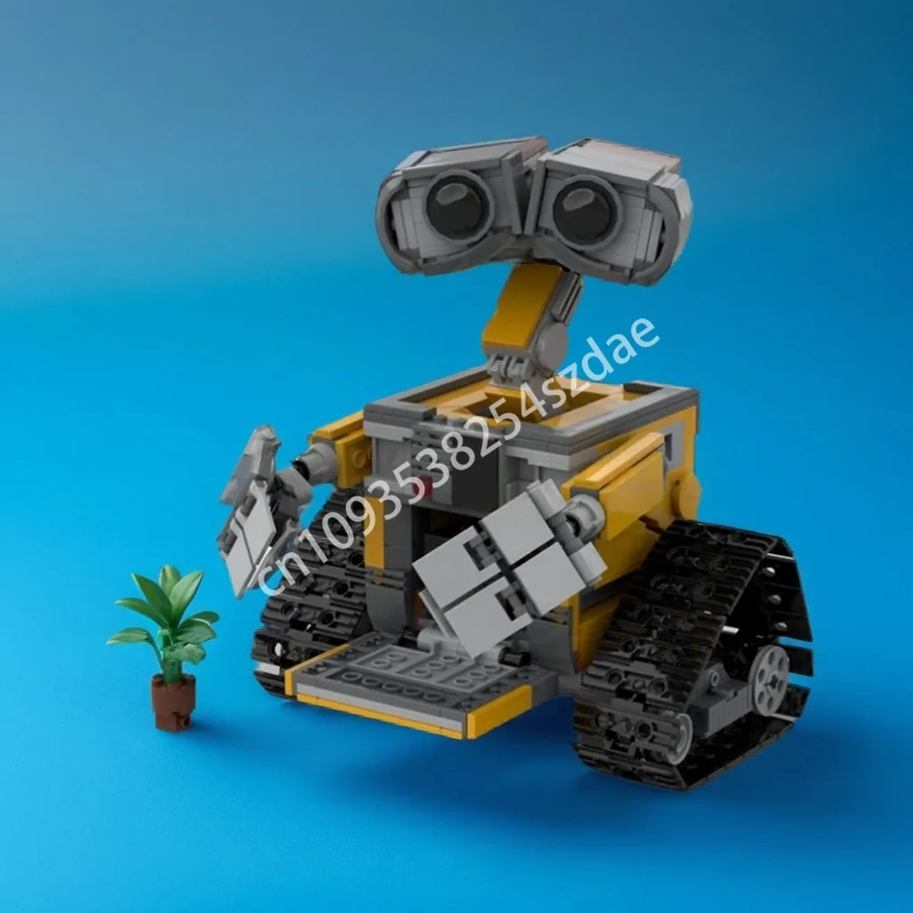 

735 шт. MOC робот для обработки отходов моторизованные строительные блоки пластиковая игрушка для развития терпения и концентрации Рождественская игрушка в подарок