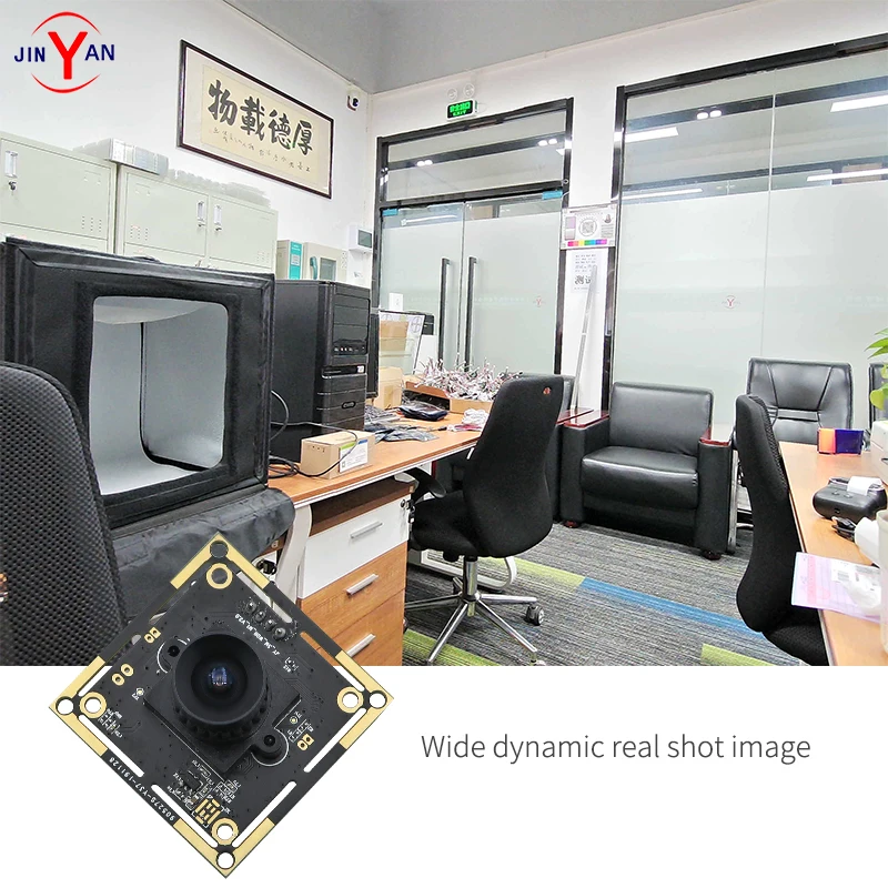 5MP HD 30FPS USB Camera Module, M12 Distortionless lens Wide dynamic CMOS sensor  UVC Plug and Play