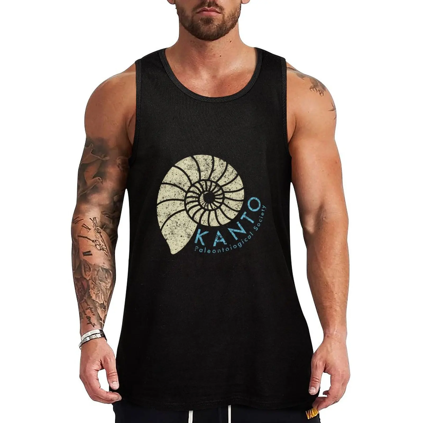 Monster Paleontology Tank Top gym accessories man bodybuilding men Men's summer vest anime t-shirts