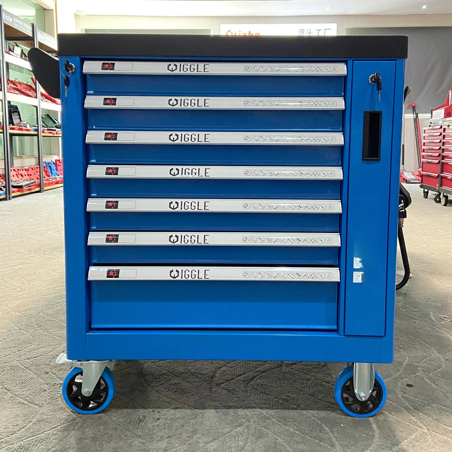 

For 7 Drawers Roller Tool Sets Box Storage Tool Trolley/ Chest/ Cabinet / Cart With Herramientas Tools