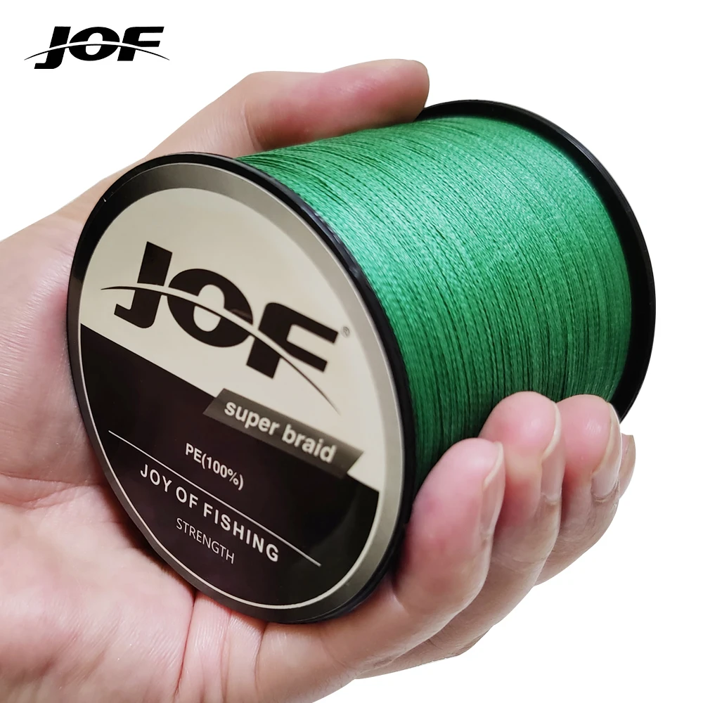 JOF Braided Fishing Line 8 Strands 300M 500M 1000M Multifilament PE Wire Strong Japan For Seawater Carp Fishing Accessories