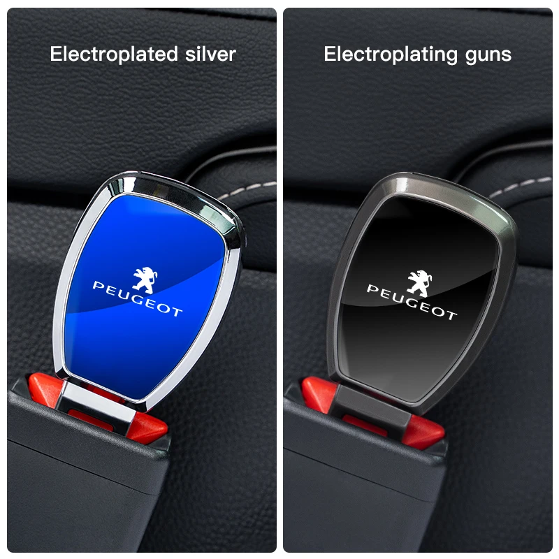 Extension de ceinture de sécurité de voiture, boucle de verrouillage, accessoires de prise pour Peugeot 206 208 207 3008 308 2008 107 508 607 106 406 407