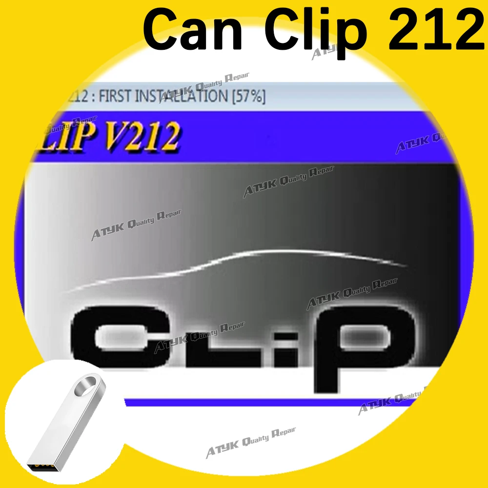 FOR Renault CanClip212 inspection tools Diagnostic software CanClip 212 Repair equipment Vehicle Maintenance tuning auto new