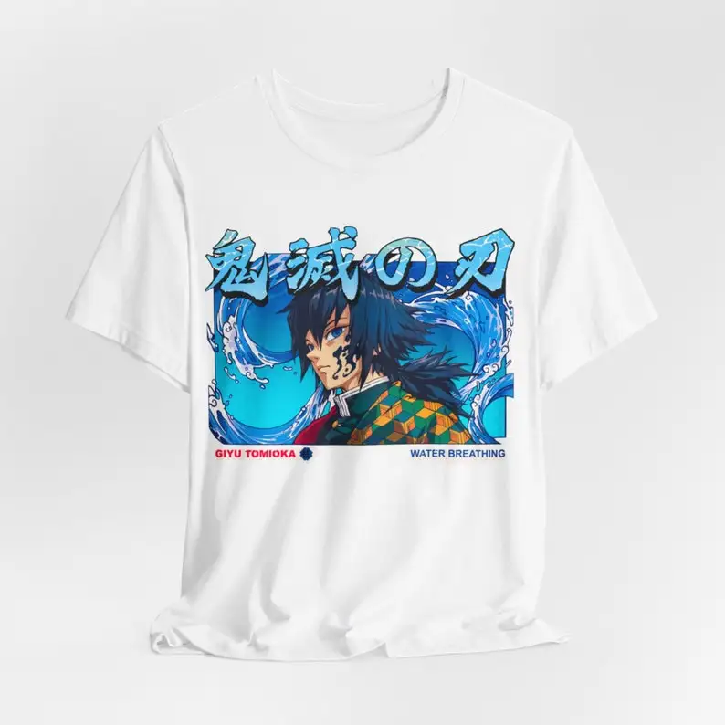 Giyu Tomioka Demon Slayer Shirt,Water Hashira,Oversized Unisex T-Shirt,Comfort Colors Tee,Graphic Tee