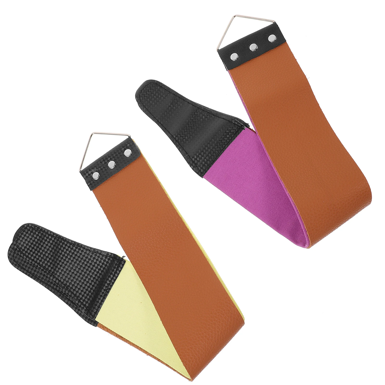 

2Pcs Razor sided Sharpening Strap Artificial Razor Strop Tool Dual Sided Sharpening Strap Tools For Home Barb Shop Gifts