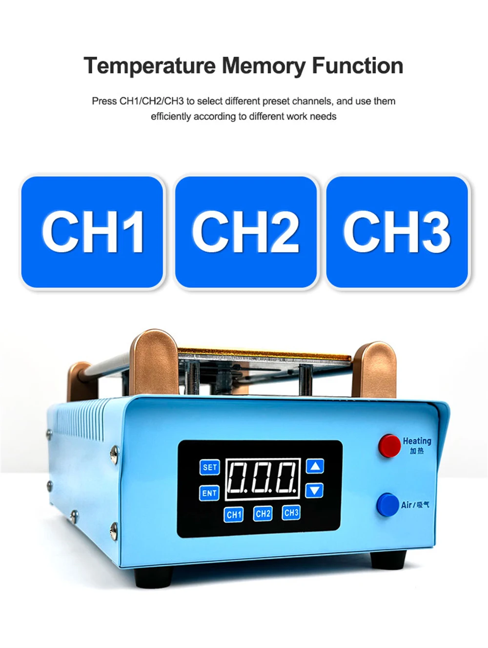 Zonneschijn S-918K Lcd Glas Separator Machine Voor Iphone Samsung Redmi Display Verwijderen Lcd-Scherm Oca Lijm Reparatie Scheiden