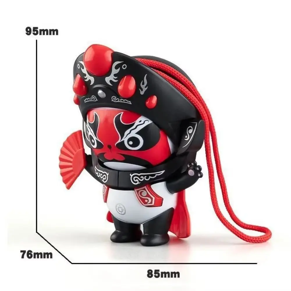 四川オペラパンダ顔替え人形 5つの表情変化 ストレス軽減パンダフィギュアおもちゃ 中国風顔替え人形