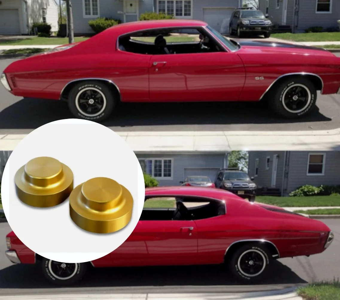 Aluminum 1 Rear Coil Spring Spacer Lift Kit Compatible with For Chevrolet Citation II 1980-1985 and For GMC 2003-2008