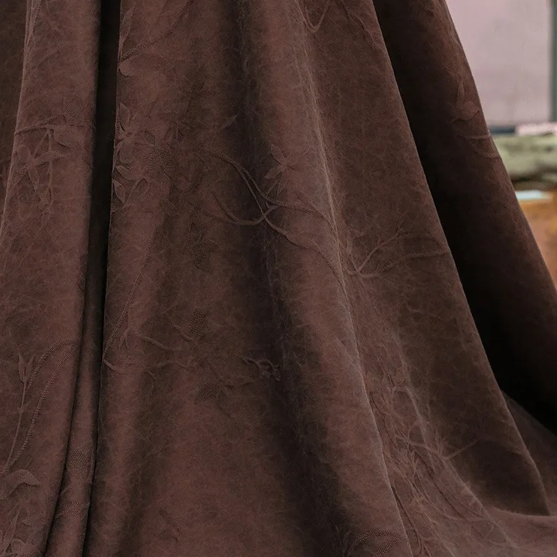 

Silk plain satin jacquard wind spirit grass crack fragrant gauze fabric cheongsam clothing ramie