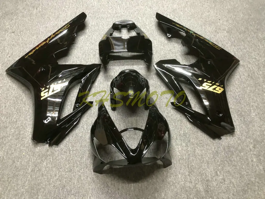 Motorcycle Fairings Kit for Triumph Daytona675 2005 2006 2007 2008 DAYTONA 675 05-08 Injection Black Fairing Bodywork Set