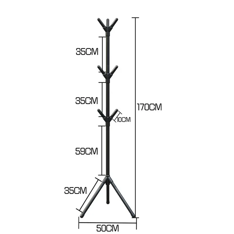 Clothes Rack Tree Branch Shape Home Living Room Floor Standing Scarf Clothes Rack Easy To Move and Drying Clothes Coat Racks