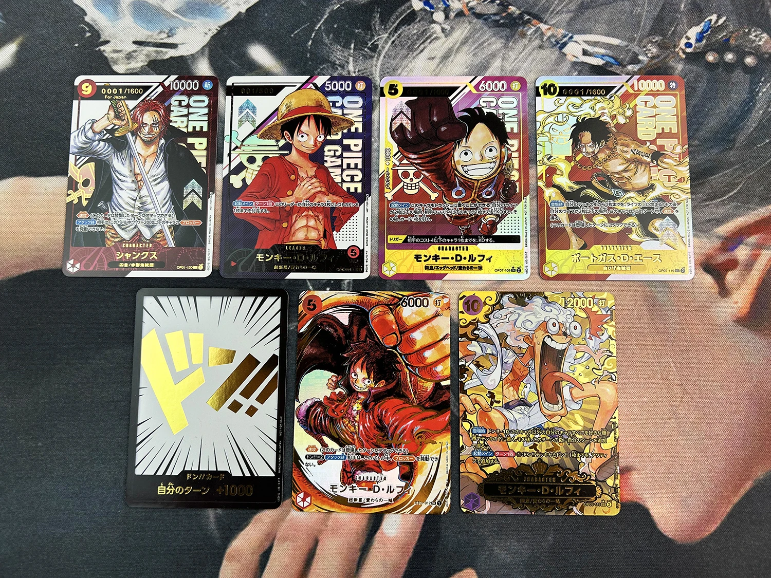 Opcg One Piece Champion Card Competition Award Card Refractive Gold Stamping Cartoon Animation Game Collection Card Toy