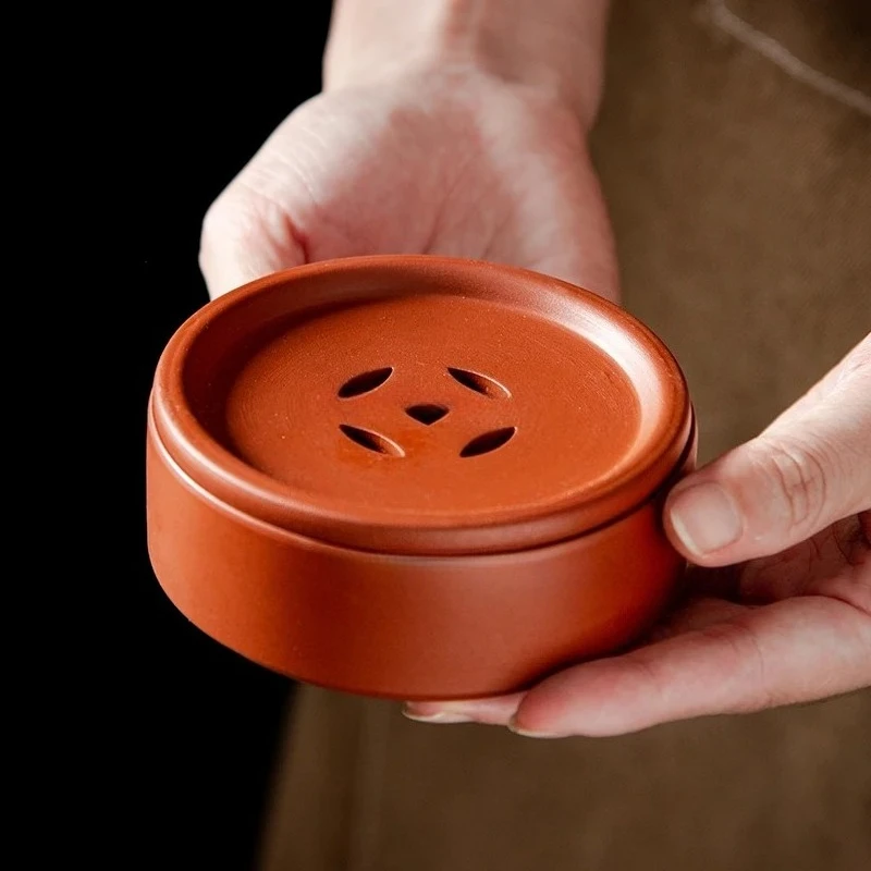 Purple Clay Water Storage Tray Small Tea Set, Kung Fu Tea Tray Chaozhou Zhu Ni Gan Soaking Platform Tea Ceremony Accessories