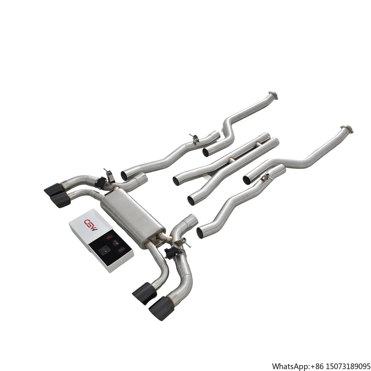 

Wild owling Sound Stainless Steel 304 or Titanium Muffler Electronic Valves Catback Exhaust for G90 M5