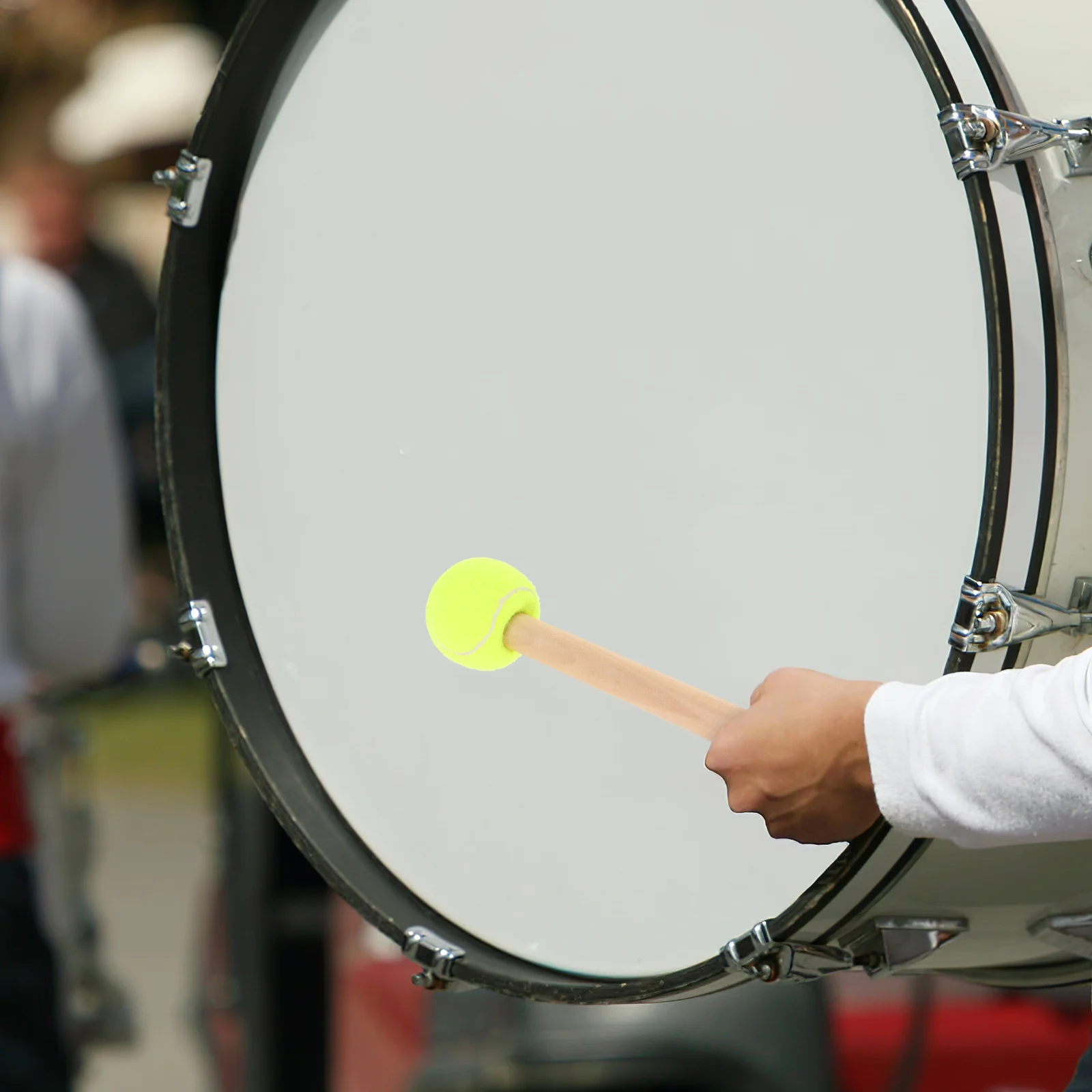 

2pcs Bass Mallet Wooden Handle Lightweight Felt Head Percussion Stick For Snare Drumstick Accessories Drum Sticks Replacement