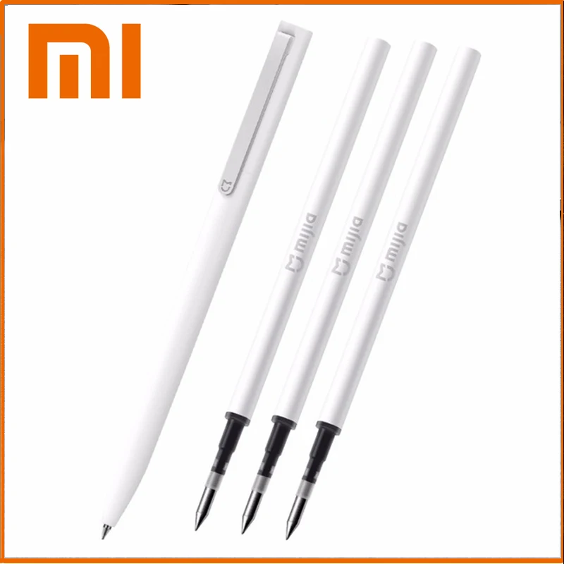 Original Xiaomi Mijia Sign Pen  for Xiaomi Sign Pens Replaceable Refills Smooth Switzerland Refill Japan Black Ink For Mi Pens